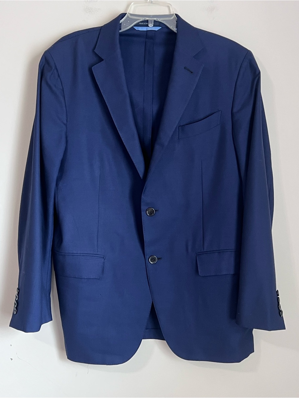 Ermenegildo Zegna 10 Pocket Blazer Cool Effect 52EU (42US) $4100 Wool Silk Blue